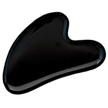 Le Marbelle Black Obsidian Gua Sha Face Massager For Face, Neck Glow & Skin Brightening
