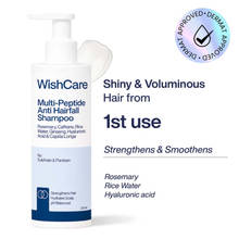 WishCare Multi Peptide Anti Hairfall Shampoo with Rosemary - Controls Hairfall - Boosts Hair Growth