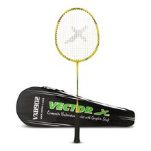 Vector X Vxb 902 Badminton Racquet One Piece Aluminium Head and Graphite Shaft With Full Cover