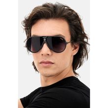 CARRERA Unisex UV Protected Black Lens Square Sunglasses