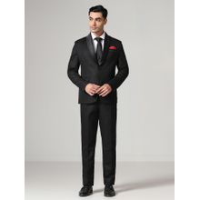TAHVO Men Tuxedo Style Black Blazer with Pant