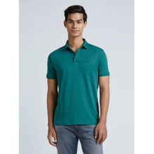 Pepe Jeans Teal Short Sleeved Stretch Polo