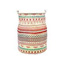 EZ Life Colorful Lateral Design Laundry Basket Kids Toys Basket (35 x 45 cms) 1 Pc