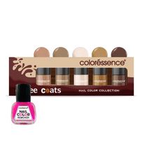 Coloressence Coffee Coats Nail Paint Kit With Free Nail Paint Remover