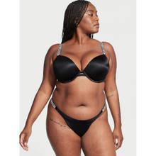 Victoria's Secret Very Sexy Shine Strap Thong Panty Black