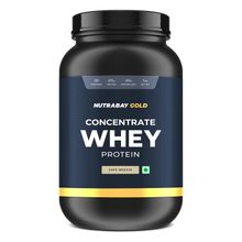 Nutrabay Gold 100% Whey Protein Concentrate - Cafe Mocha