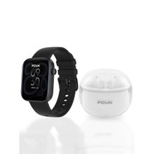 French Connection Unisex Digital Smart Watch & Earbuds-FCSET01A-06C (M)