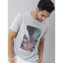 RARE RABBIT Blue Casual T-shirts