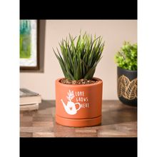 Gathari Love Grows Here Table Planter with Tray