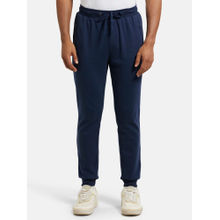 Jockey AM02 Men Super Combed Cotton Rich Slim Fit Jogger - Navy