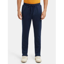 Jockey AM44 Men Super Combed Cotton Rich Pique Slim Fit Trackpant - Navy