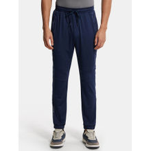 Jockey MV12 Men Microfiber Elastane Active Wear Active Wear Joggers - Navy