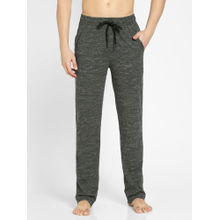 Jockey SP27 Men Super Combed Cotton Active Wear Trackpants - Forest Dark Grey Melange