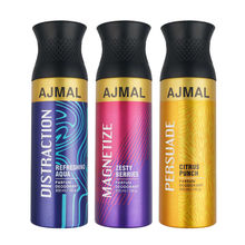 Ajmal India Distraction, Magnetize & Persuade Perfume Deodorant Combo