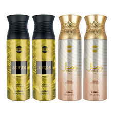 Ajmal India Aurum & Wisal Perfume Deodorant Combo
