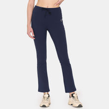Zivame Easy Movement Cotton Relaxed Track Pant - Pageant Blue