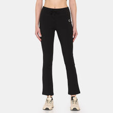 Zivame Easy Movement Cotton Relaxed Track Pant - Jet Black