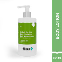 The Derma Co 1% Salicylic Acid Daily Exfoliating Body Serum Lotion For Rough & Bumpy Skin