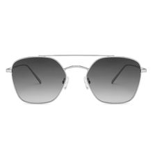 John Jacobs JJ Tints S12471 Silver Grey Gradient Full Rim Hexagonal Medium C1 Sunglasses Size-57