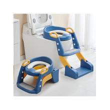 BAYBEE Navy Blue Vega 3 In 1 Western Toilet Potty Seat for Kids