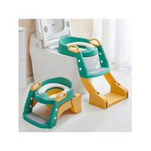 BAYBEE Green Vega 3 In 1 Western Toilet Potty Seat for Kids