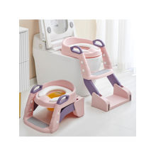 BAYBEE Pink Vega 3 In 1 Western Toilet Potty Seat for Kids