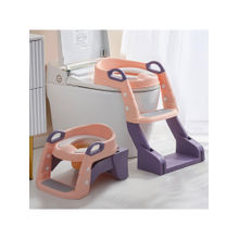 BAYBEE Peach Vega 3 In 1 Western Toilet Potty Seat for Kids