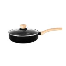 Bergner Bellini+ Aura Non Stick Deep Frypan With Lid 20 Cm, 1.8 Ltr, Induction Bottom