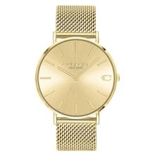 Coach Watches Charles Gold Stainless Steel Men Watch Co14602428w
