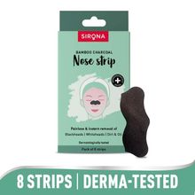 Sirona Natural Bamboo Charcoal Nose Strips For Women