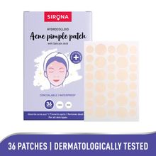 Sirona Anti Acne & Pimple Face Patches, 0.5% Salicylic Acid & 100% Hydrocolloid, Acne Spot Corrector