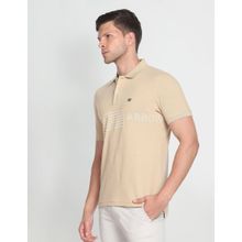 Arrow Sports Horizontal Stripe Cotton Polo Shirt