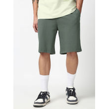 Bewakoof Men's Grey Oversized Shorts