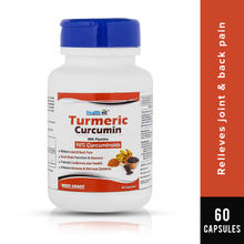 HealthVit Turmeric Curcumin Extract With Piperine Extract Capsules