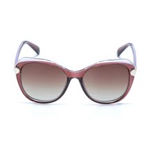 Enrico Premium Overjoyed Collection Lightweight Brown Rectangle Sunglasses For Women
