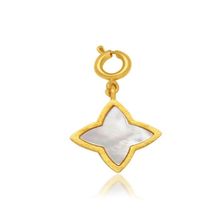 Tipsyfly Luxe Mother Of Pearl Clover Charm