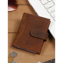 Teakwood Leather Men's Brown Envelope Wallet