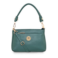 ESBEDA Green Color Puller Solid Sling Bag for Women (M)