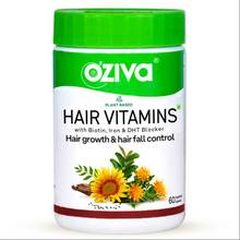 OZiva Hair Vitamins ( With Biotin, Vitamin E & Iron) For Hair Re-Growth & Hairfall Control