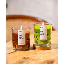 Rad Living Iced Matcha and Cold Brew Scented Candle Set of 2 Gift Box