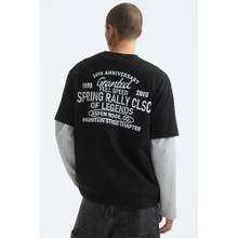 H&M Men Black Loose Fit Printed T-Shirt