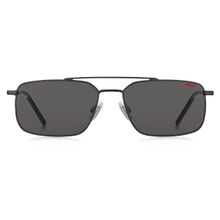 Hugo Men Grey Shaded Lens Rectangle Sunglasses