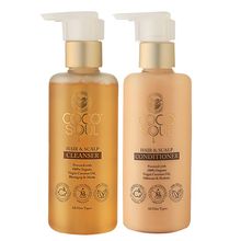 Coco Soul Hair Care Combo |Shampoo + Conditioner |With Coconut & Ayurveda| Paraben & Sulphate Free