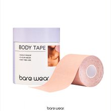 bare wear Beige Body Tape 5m 7.5cm Hypoallergenic A-J Plus Cup Support Sweatproof