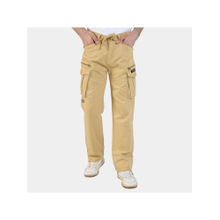 BOTABOCHI Beige Korean Baggy Fit Cargo Pant