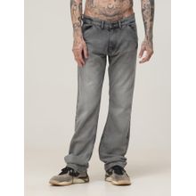VUDU Grey Solid Loose Fit Jeans