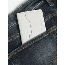 Jack & Jones White Premium Leather Card Holder