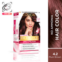 L'Oreal Paris Excellence Creme Hair Color - 4.2 Plum Brown