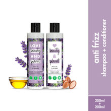 Love Beauty & Planet Natural Argan Oil And Lavender Anti-frizz Smoothening Shampoo & Conditioner