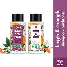Love Beauty & Planet Curry Leaves, Biotin & Mandarin Long & Strong Hair Care Combo